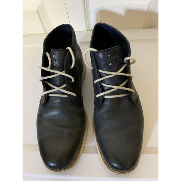 Cole Haan Grand OS Men’s Sz‎ 8M Blue Leather Ankle Boot - Picture 3 of 10